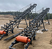 Ленточный  конвейер  КЛ 0.8х25 